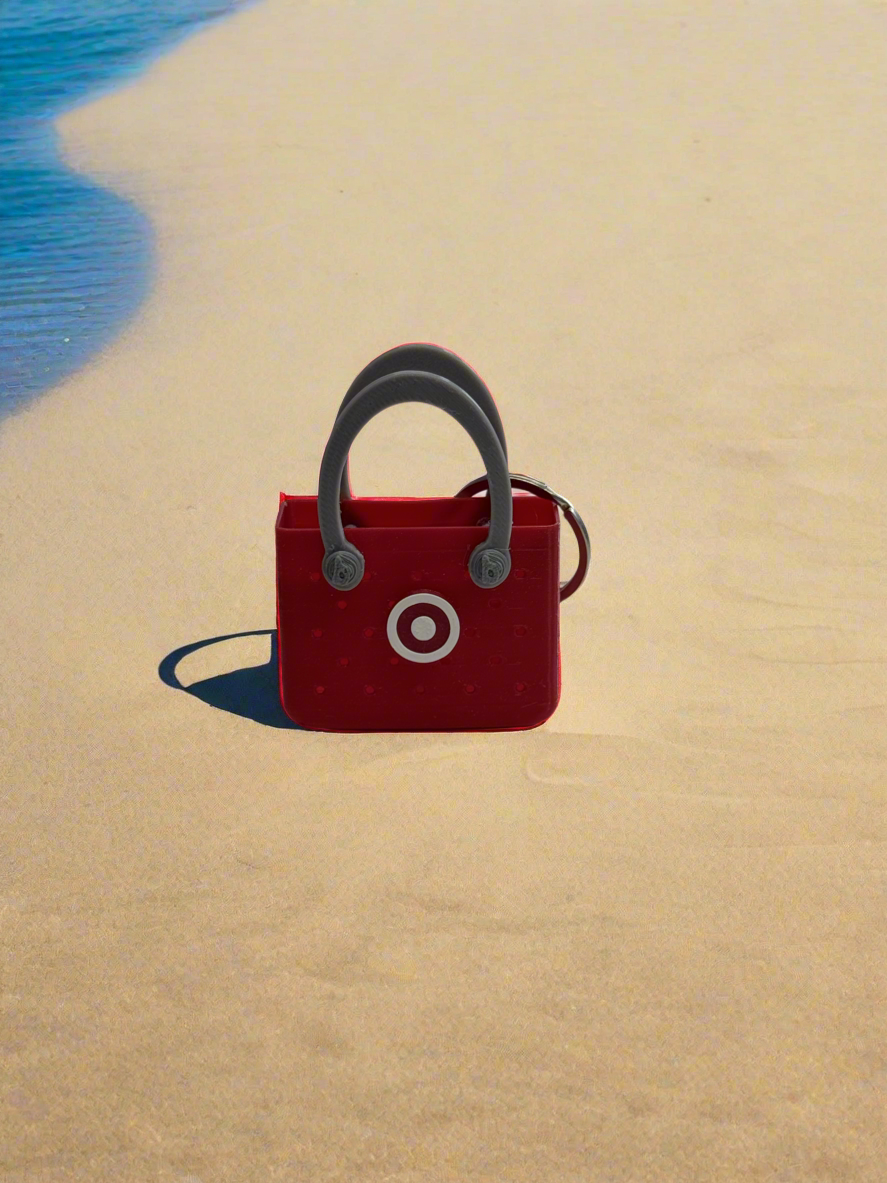 Mini Bullseye Bag Keychain